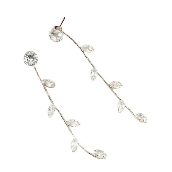 leaf earrings #481  - Picture 3 of 6